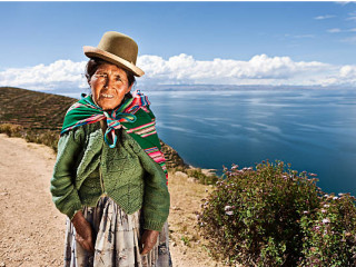 Navigation round trip to the Sun Island (Isla del Sol) Lago Titicaca